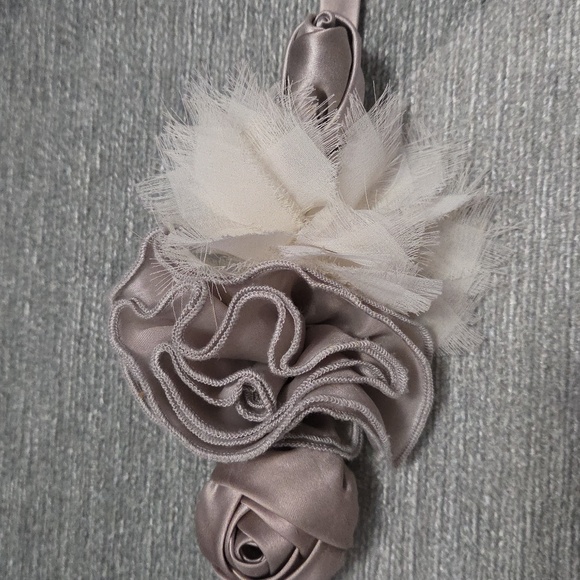 J. Crew Silk Chiffon Multi Flower Sash Belt - Picture 3 of 8